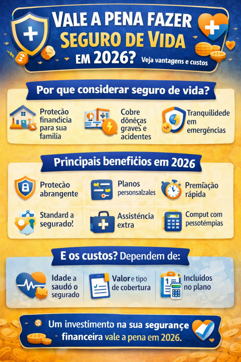 Vale a pena fazer seguro de vida em 2026? Veja vantagens e custos
