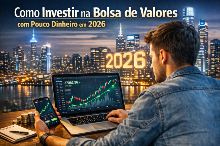 Como investir na Bolsa de Valores com pouco dinheiro em 2026 (guia completo)